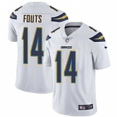 Nike San Diego Chargers #14 Dan Fouts White NFL Vapor Untouchable Limited Jersey,baseball caps,new era cap wholesale,wholesale hats